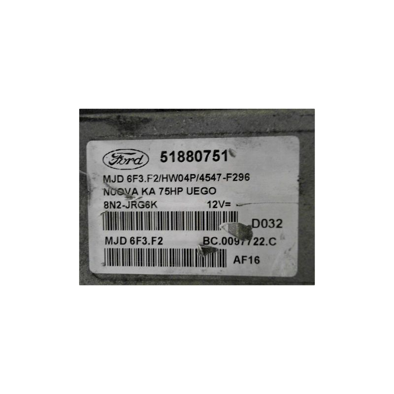 CALCULATEUR MOTEUR FORD KA II 2008-