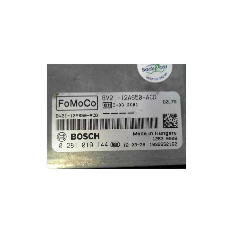 CALCULATEUR MOTEUR FORD FIESTA 08-12