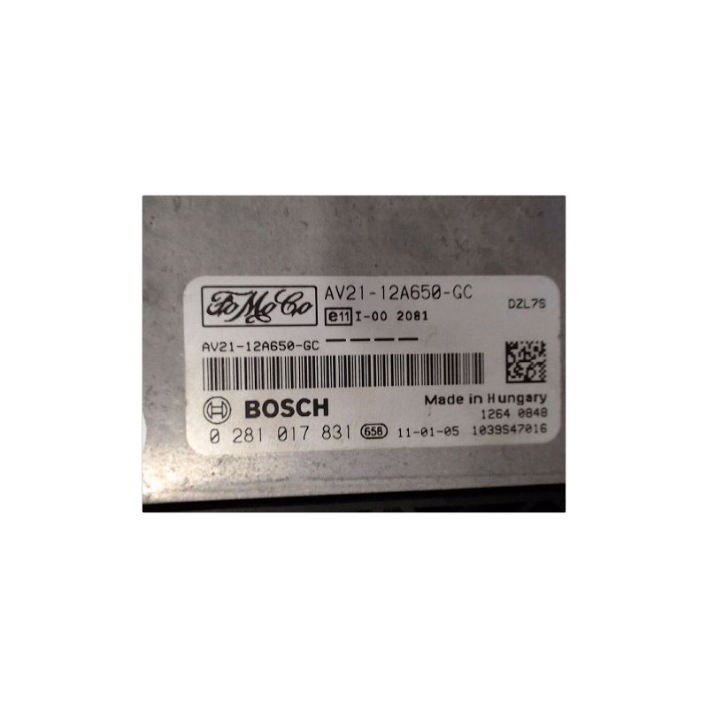 CALCULATEUR MOTEUR FORD FIESTA