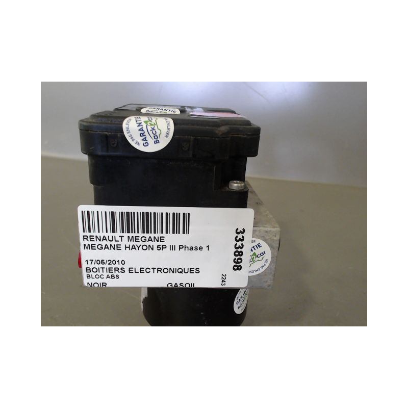 UNITE HYDRAULIQUE ABS RENAULT MEGANE III Phase 1 2008-2012