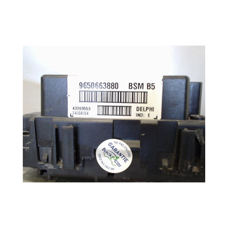 BOITE A FUSIBLES PEUGEOT 307 CC 2P Phase 1 2003-2005