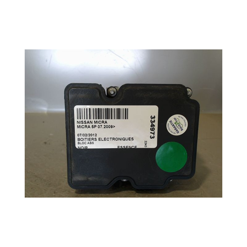 UNITE HYDRAULIQUE ABS NISSAN MICRA 2009-