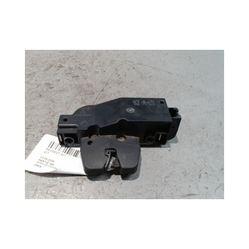 SERRURE COFFRE ARRIERE PEUGEOT 407