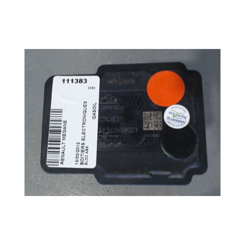 UNITE HYDRAULIQUE ABS RENAULT MEGANE