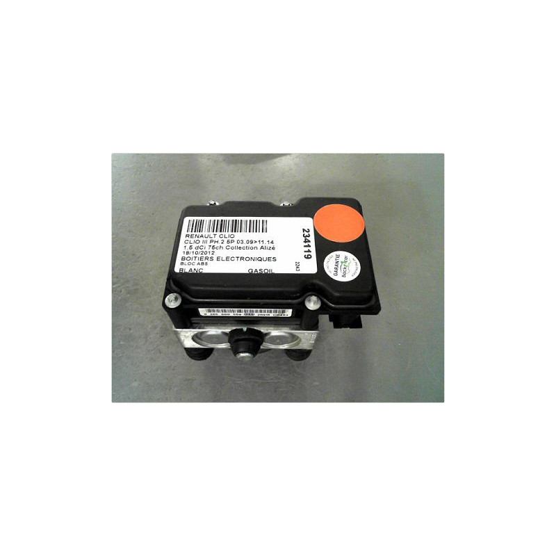 UNITE HYDRAULIQUE ABS RENAULT CLIO III PH.2 09-14