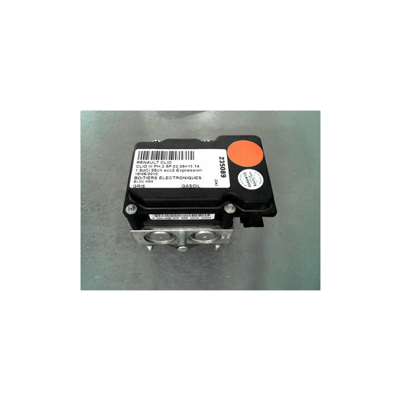 UNITE HYDRAULIQUE ABS RENAULT CLIO III PH.2 09-14