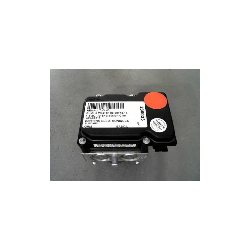 UNITE HYDRAULIQUE ABS RENAULT CLIO III PH.2 09-14