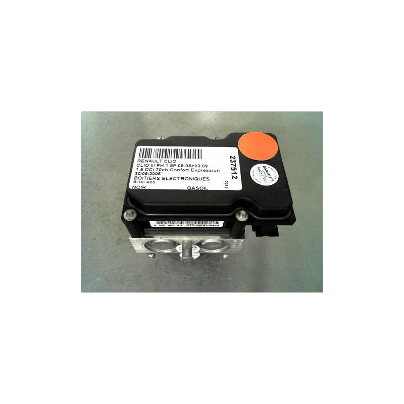 UNITE HYDRAULIQUE ABS RENAULT CLIO III PH.1 05-09