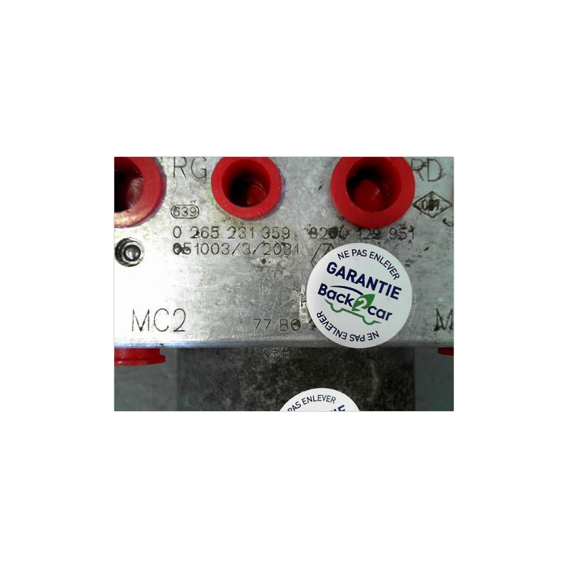 UNITE HYDRAULIQUE ABS RENAULT MODUS 2004-2007