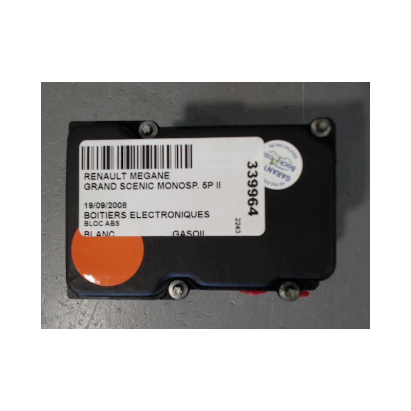 UNITE HYDRAULIQUE ABS RENAULT GRAND SCENIC MONOSP. II Phase 2 LONG 2006-2009