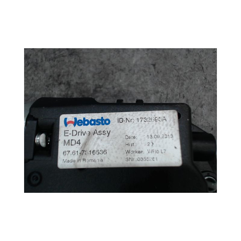 MOTEUR TOIT OUVRANT B.M.W. SERIE 1