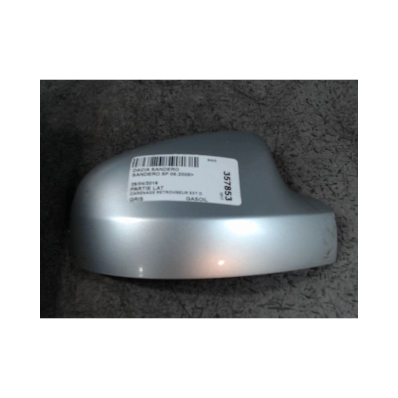CARENAGE RETROVISEUR EXTERIEUR DROIT DACIA SANDERO 2008-