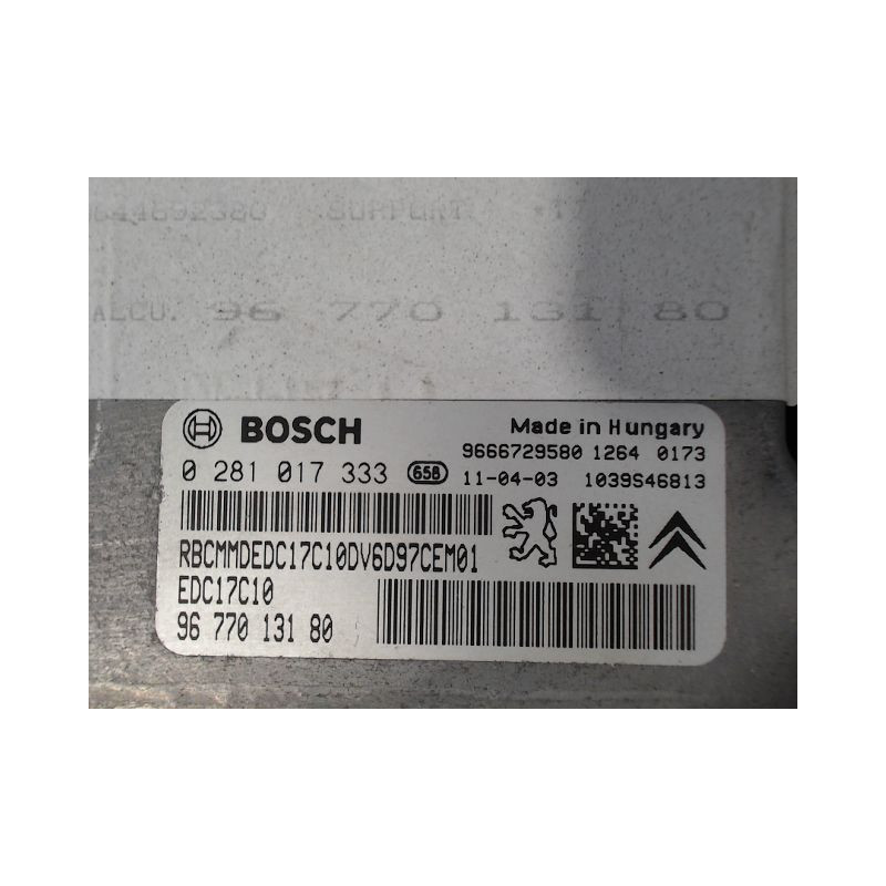 CALCULATEUR MOTEUR PEUGEOT 308