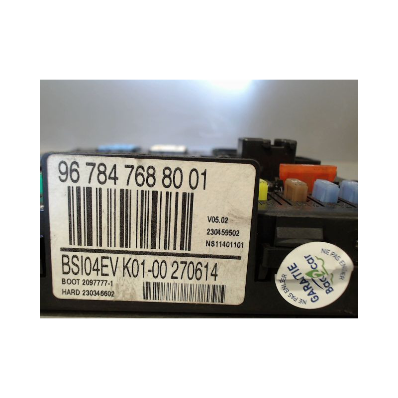 BOITIER GESTION HABITACLE CITROEN C4