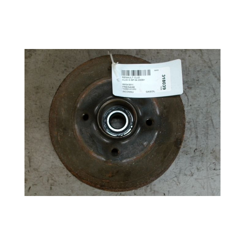 TAMBOUR ARRIERE GAUCHE RENAULT CLIO III 2009-