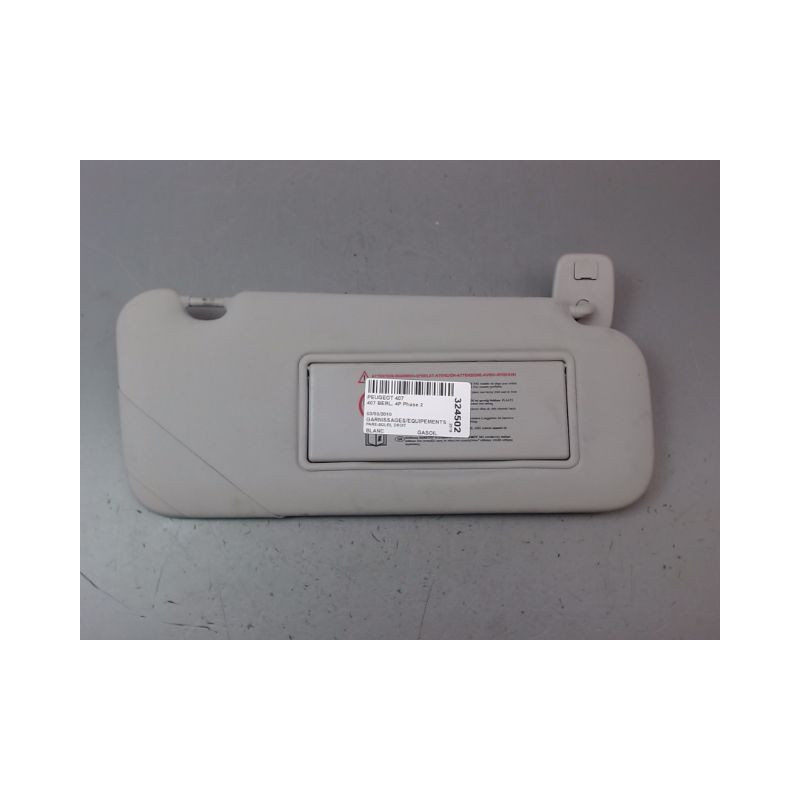 PARE-SOLEIL DROIT PEUGEOT 407 BERL. Phase 2 2008-2011