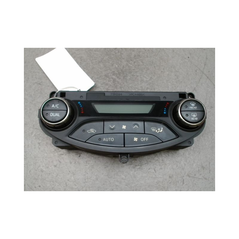 COMMANDE DE CHAUFFAGE TOYOTA YARIS