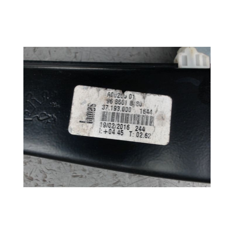 MECANISME LEVE-GLACE AVANT DROIT PEUGEOT 508