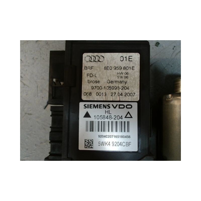 MECANISME+MOTEUR LEVE-GLACE ARRIERE GAUCHE AUDI A4 AVANT 04-08