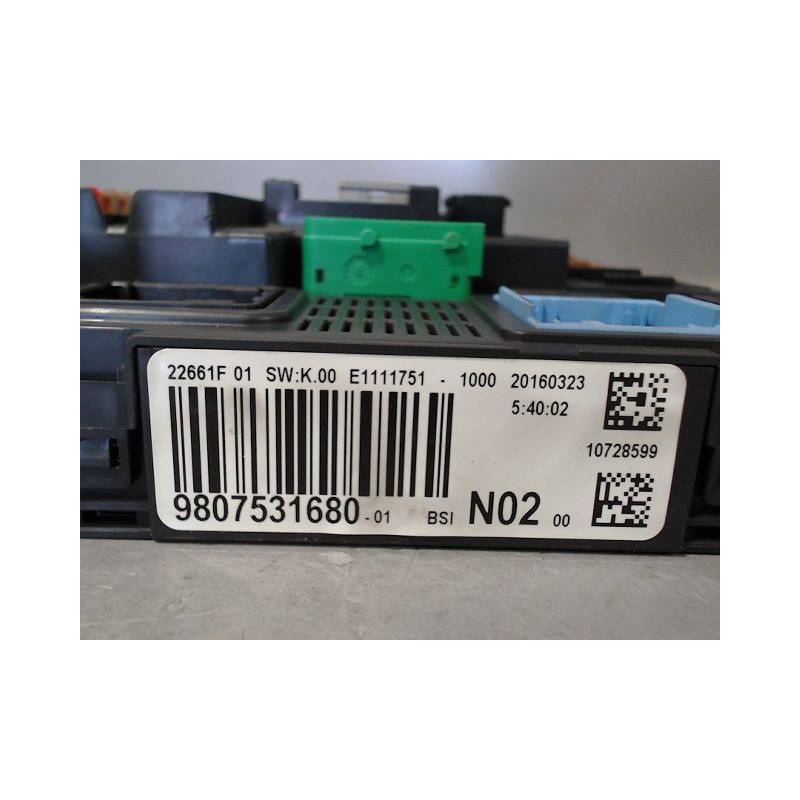BOITIER GESTION HABITACLE PEUGEOT 208
