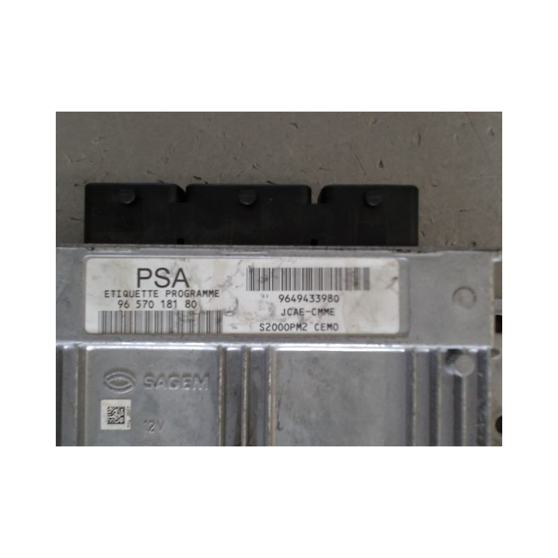 CALCULATEUR MOTEUR CITROEN C3 2002-2005