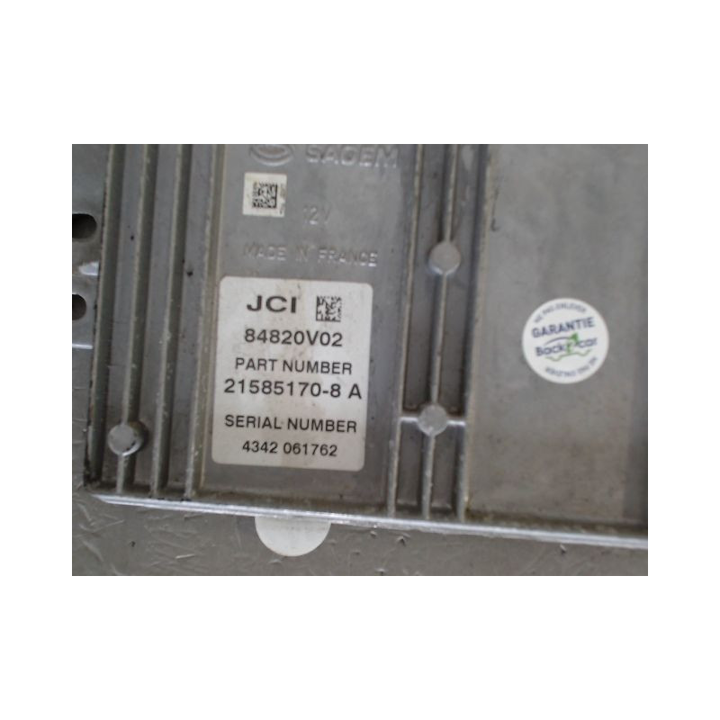 CALCULATEUR MOTEUR CITROEN C3 2002-2005