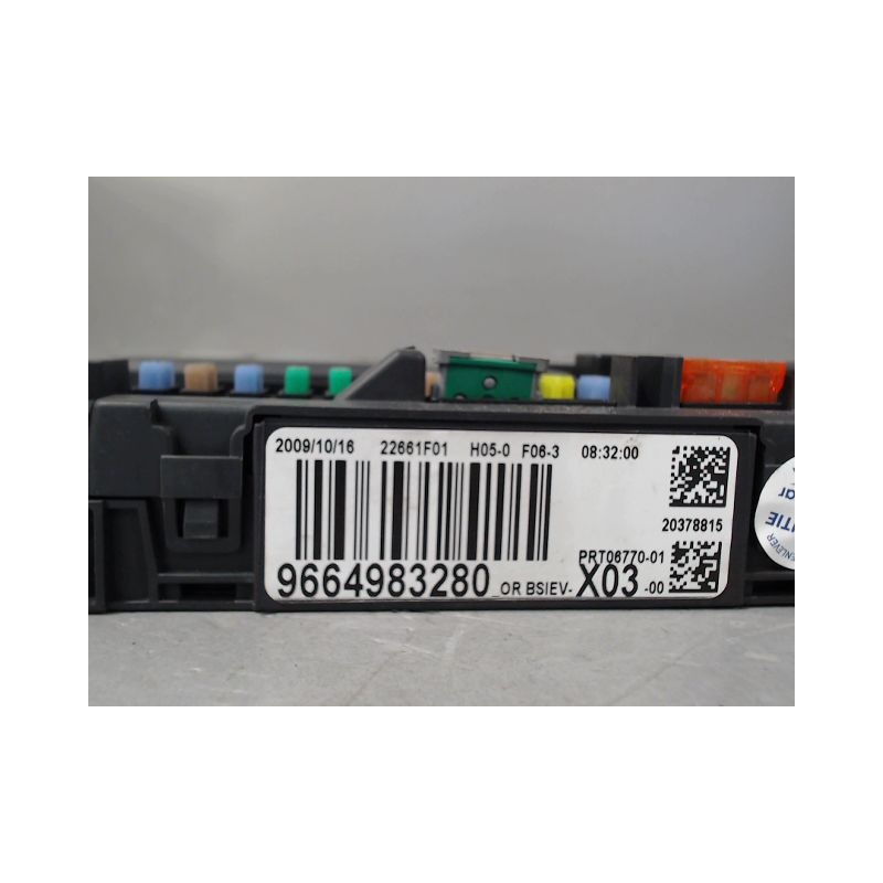 BOITIER GESTION HABITACLE CITROEN C3