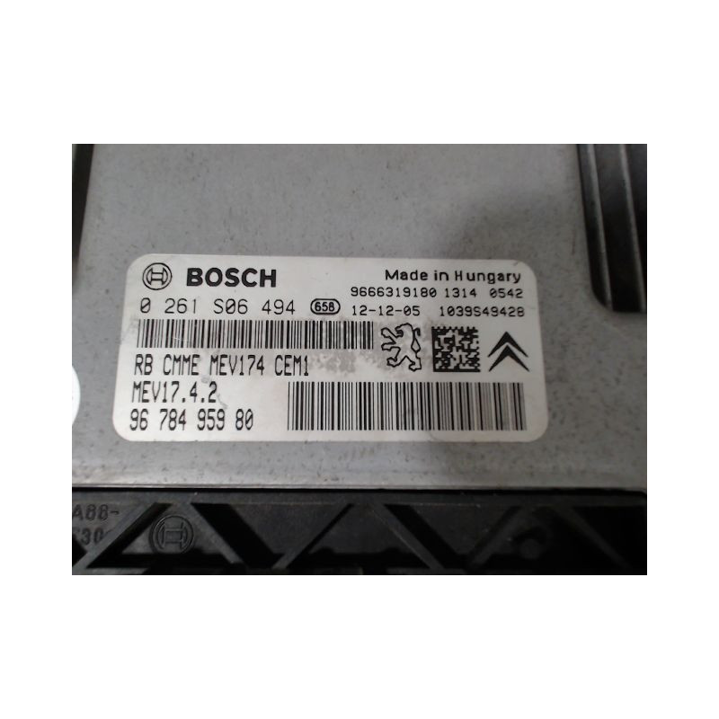 CALCULATEUR MOTEUR CITROEN C4