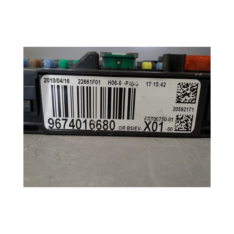 BOITIER GESTION HABITACLE PEUGEOT 207