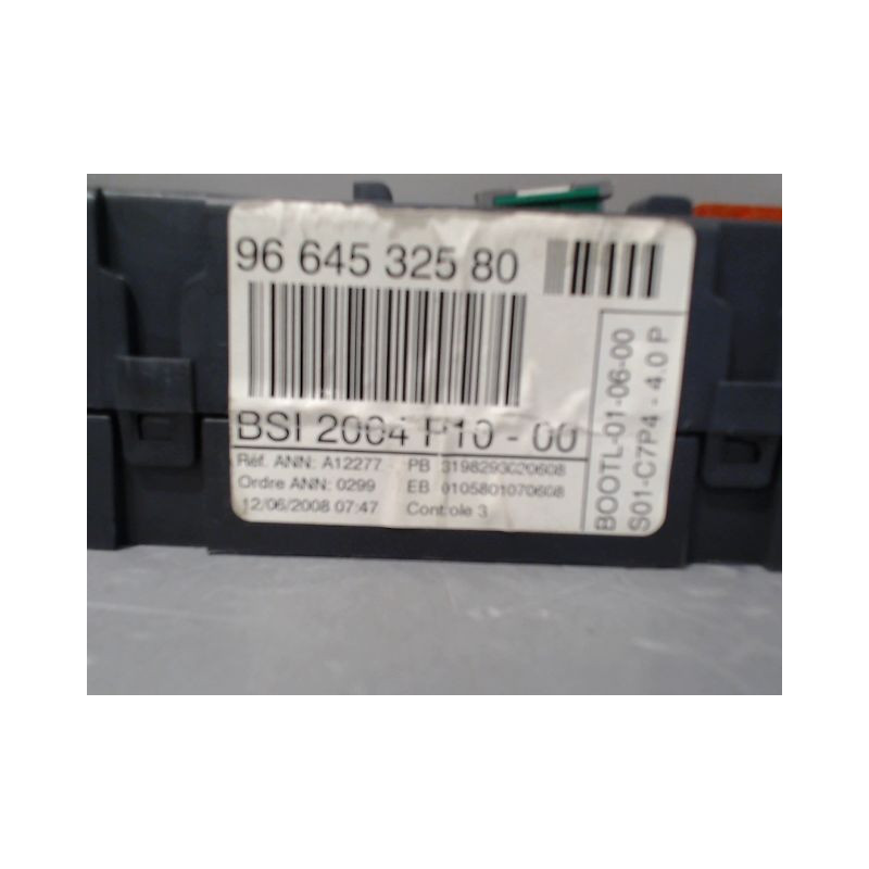 BOITIER GESTION HABITACLE CITROEN C3