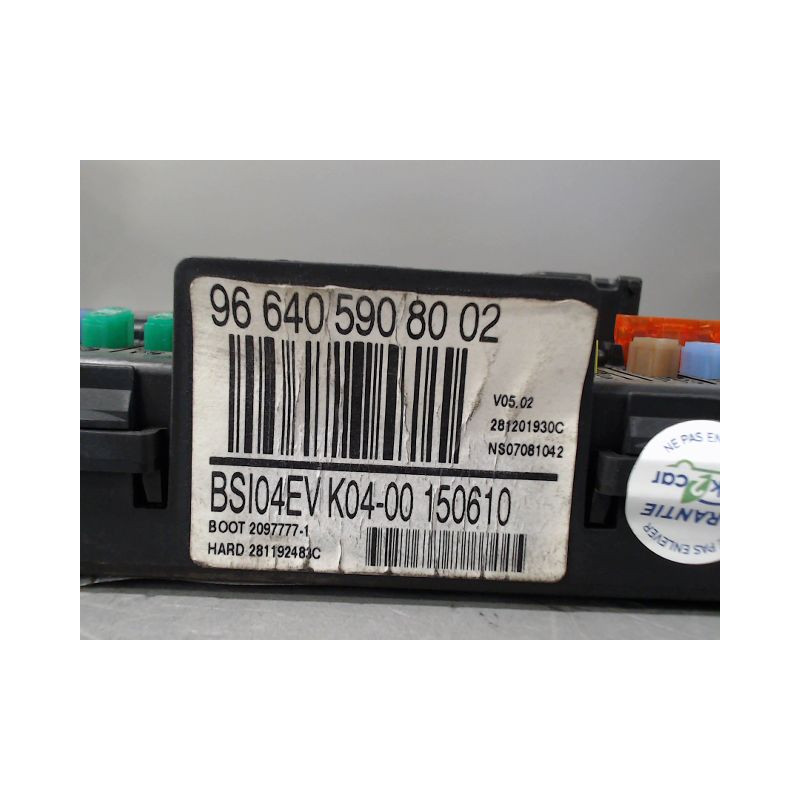 BOITIER GESTION HABITACLE PEUGEOT 407