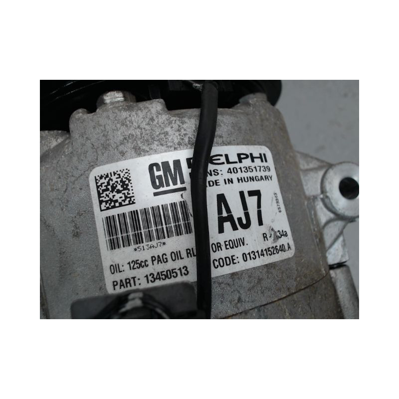 COMPRESSEUR AIR CONDITIONNE OPEL ASTRA