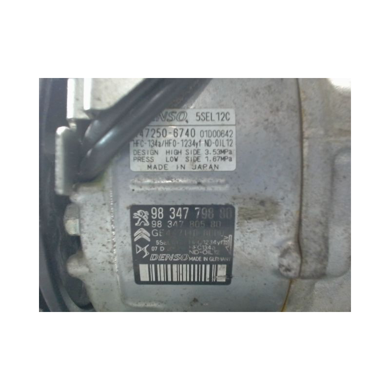 COMPRESSEUR AIR CONDITIONNE CITROEN C4
