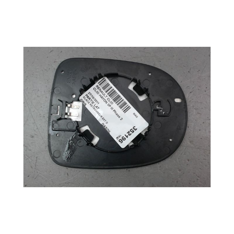 GLACE RETROVISEUR EXT D RENAULT CLIO III Phase 2 2009-2014