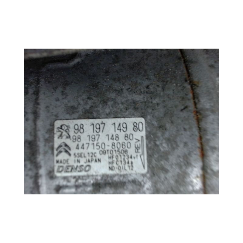 COMPRESSEUR AIR CONDITIONNE CITROEN C4