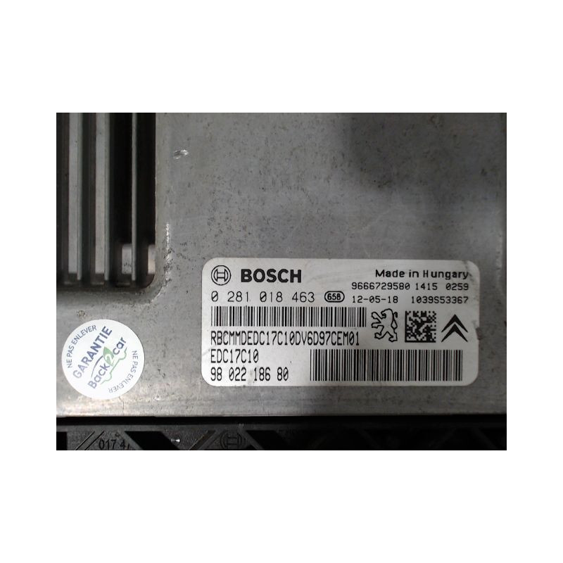 CALCULATEUR MOTEUR CITROEN C3