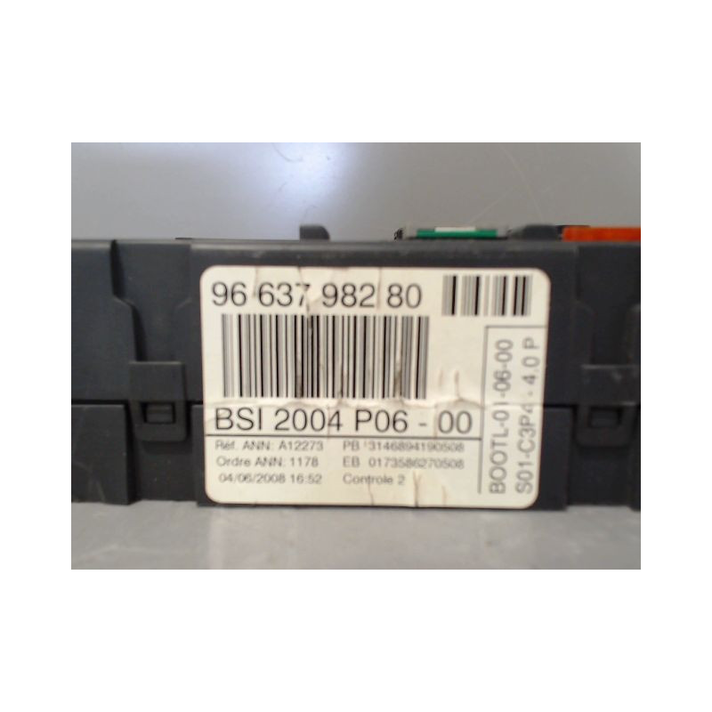 BOITIER GESTION HABITACLE PEUGEOT 207