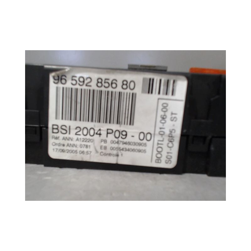 BOITIER GESTION HABITACLE CITROEN C3 2005-