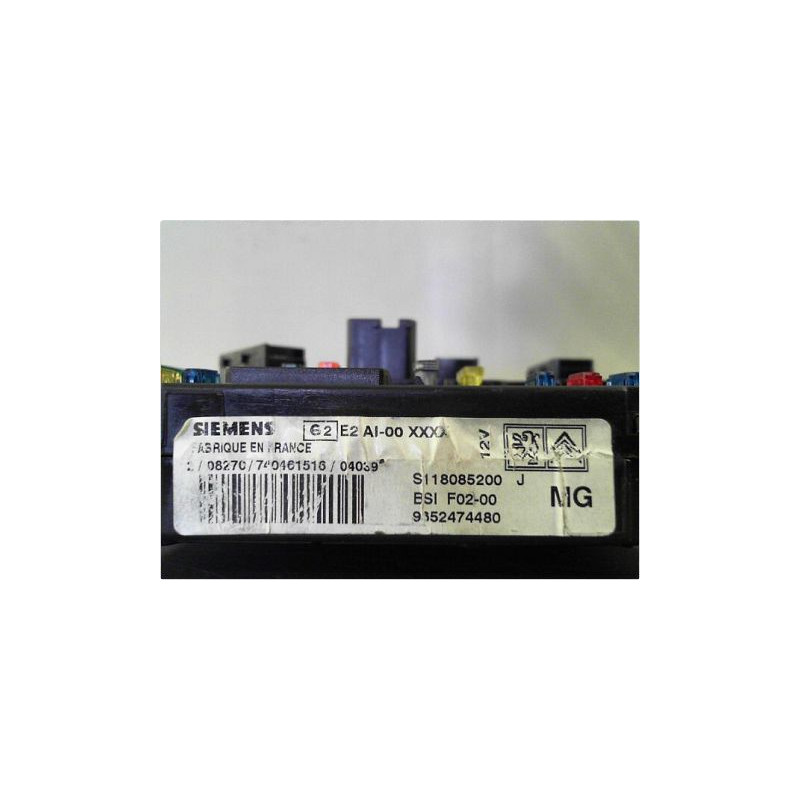 BOITIER GESTION HABITACLE CITROEN C3 2002-2005