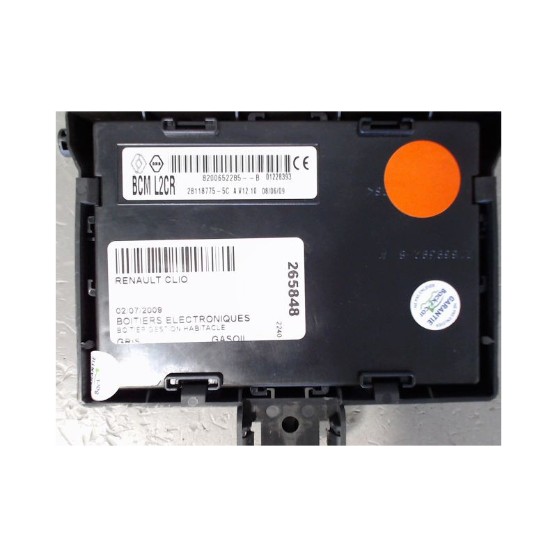 BOITIER GESTION HABITACLE RENAULT CLIO