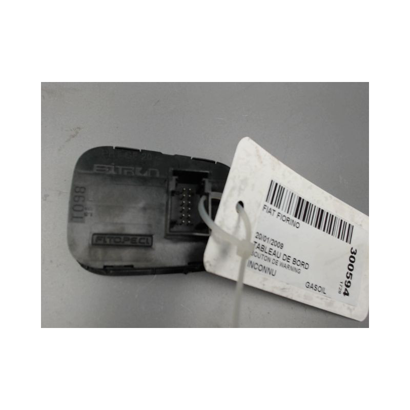 BOUTON DE WARNING FIAT FIORINO