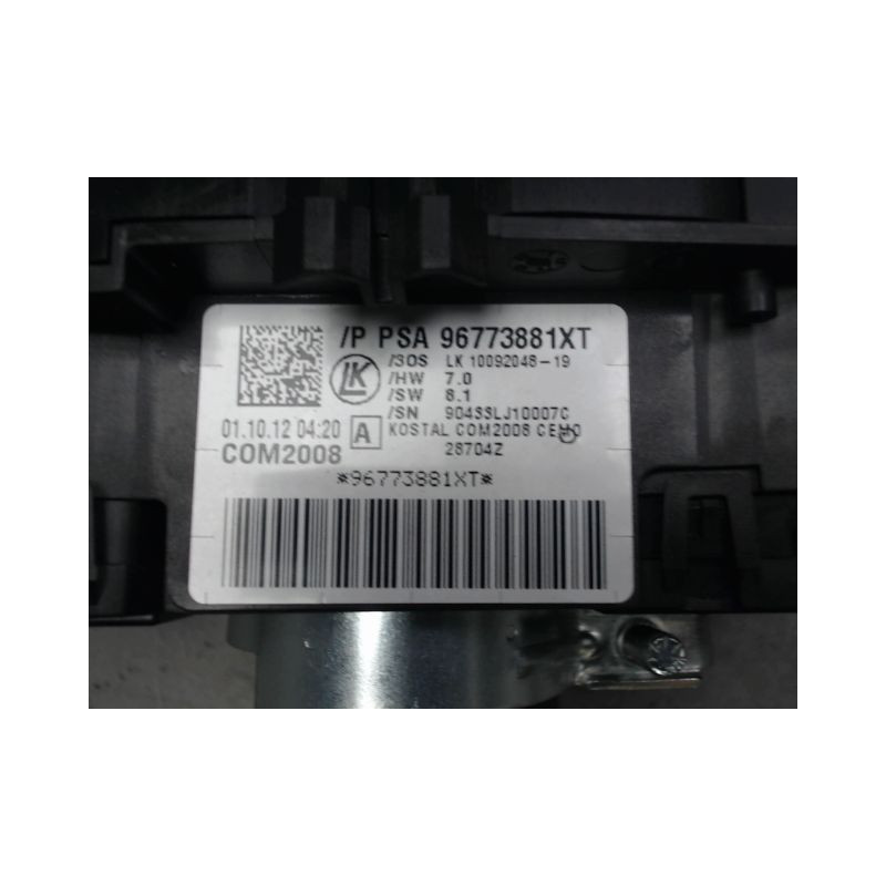 BLOC COMMODOS CITROEN C3 2009-