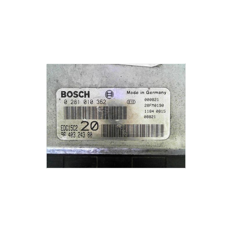 CALCULATEUR MOTEUR PEUGEOT 306 97-2001