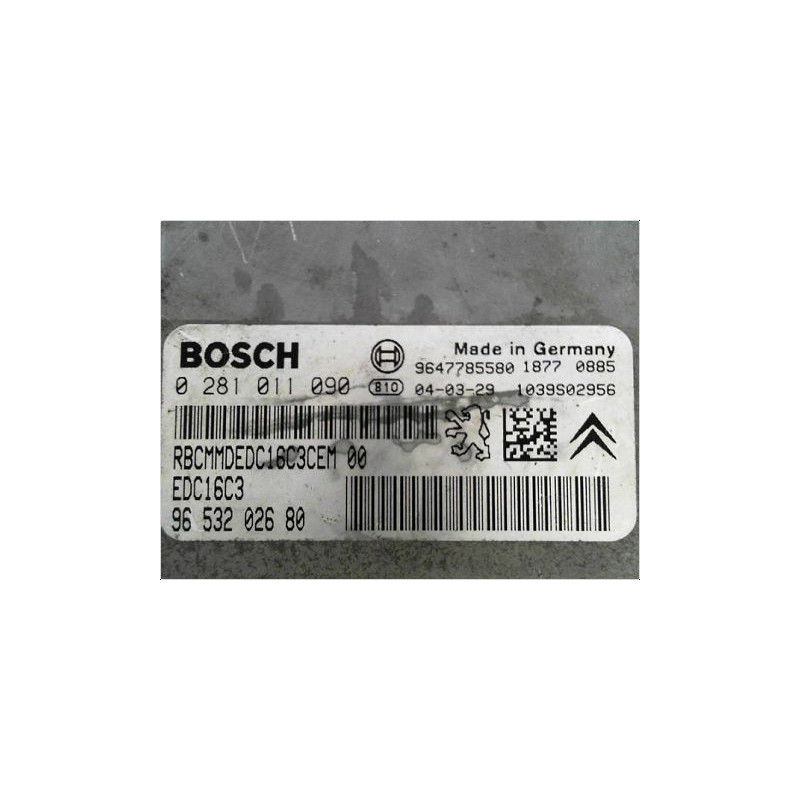 CALCULATEUR MOTEUR PEUGEOT 307 2001-2005