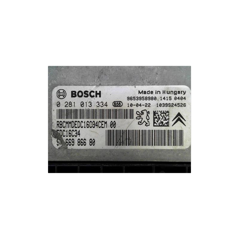 CALCULATEUR MOTEUR PEUGEOT 3008 2009-2013