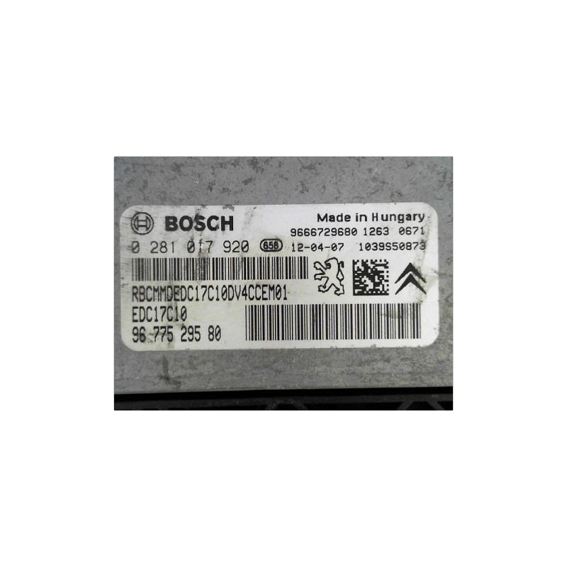 CALCULATEUR MOTEUR PEUGEOT 208 12-15