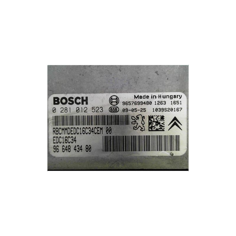 CALCULATEUR MOTEUR PEUGEOT 207 5P