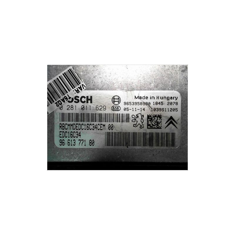 CALCULATEUR MOTEUR PEUGEOT 307 2005-2007