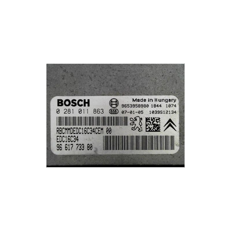 CALCULATEUR MOTEUR PEUGEOT 307 2005-2007