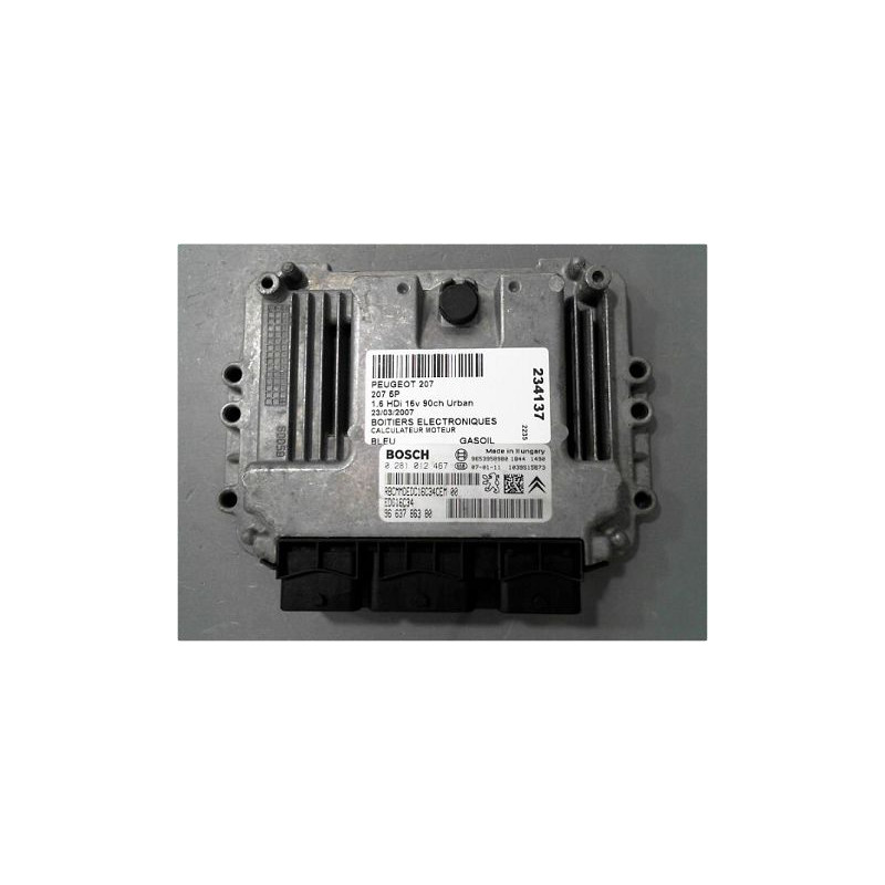 CALCULATEUR MOTEUR PEUGEOT 207 5P